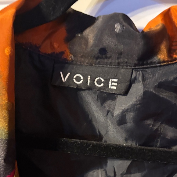 Voice Women's Vibrant Multicolor Blazer 1 Button & 2 Pockets Size - Picture 2 of 7